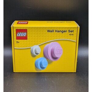 LEGO Gear 5005894 Wall Hanger Pink Blue and White Set New Sealed